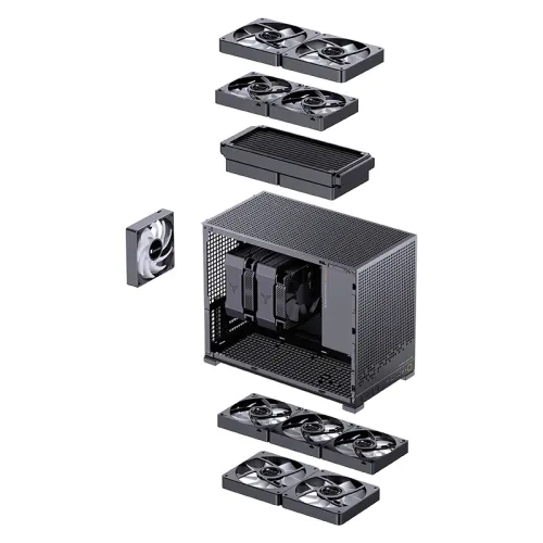 Case JONSBO D32 PRO Black | M-ATX | Mini Tower | VGA 365mm